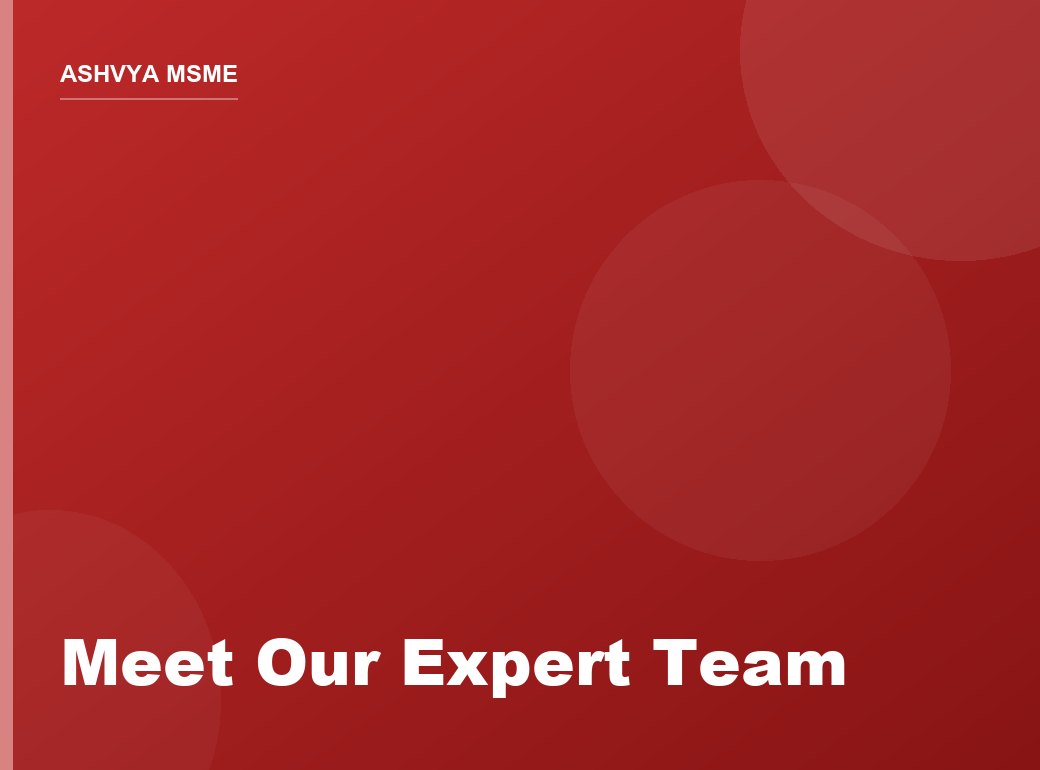 Ashvya MSME team